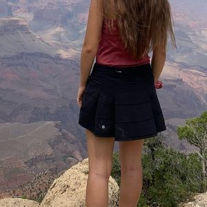 Black Lululemon tennis skirt